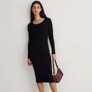 NWT Madewell Henley Sweater Dress